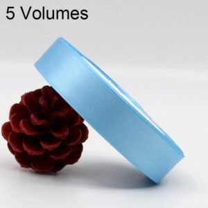 5 Volumes Color Satin Ribbons Handmade DIY Wedding Cake Decoration Holiday Gift Packages , Size: 22m x 2cm