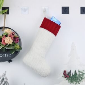 CX20221 Christmas Wool Knitting Sock Gift Bag Christmas Tree Pendant Decoration