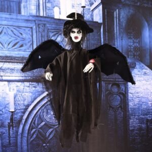 Flying Hanging Ghost Scary Sound and Moving for Halloween Decorations