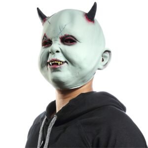 Halloween Festival Party Latex Devil Vampire Frightened Mask Headgear