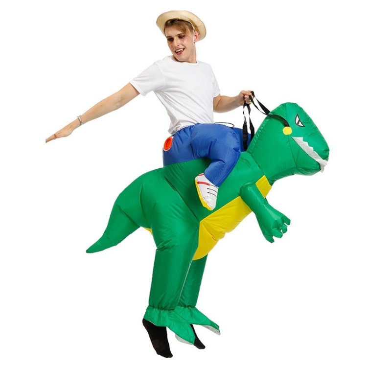 halloween dinosaur inflatable clothes polyester 3d cartoon doll clothing